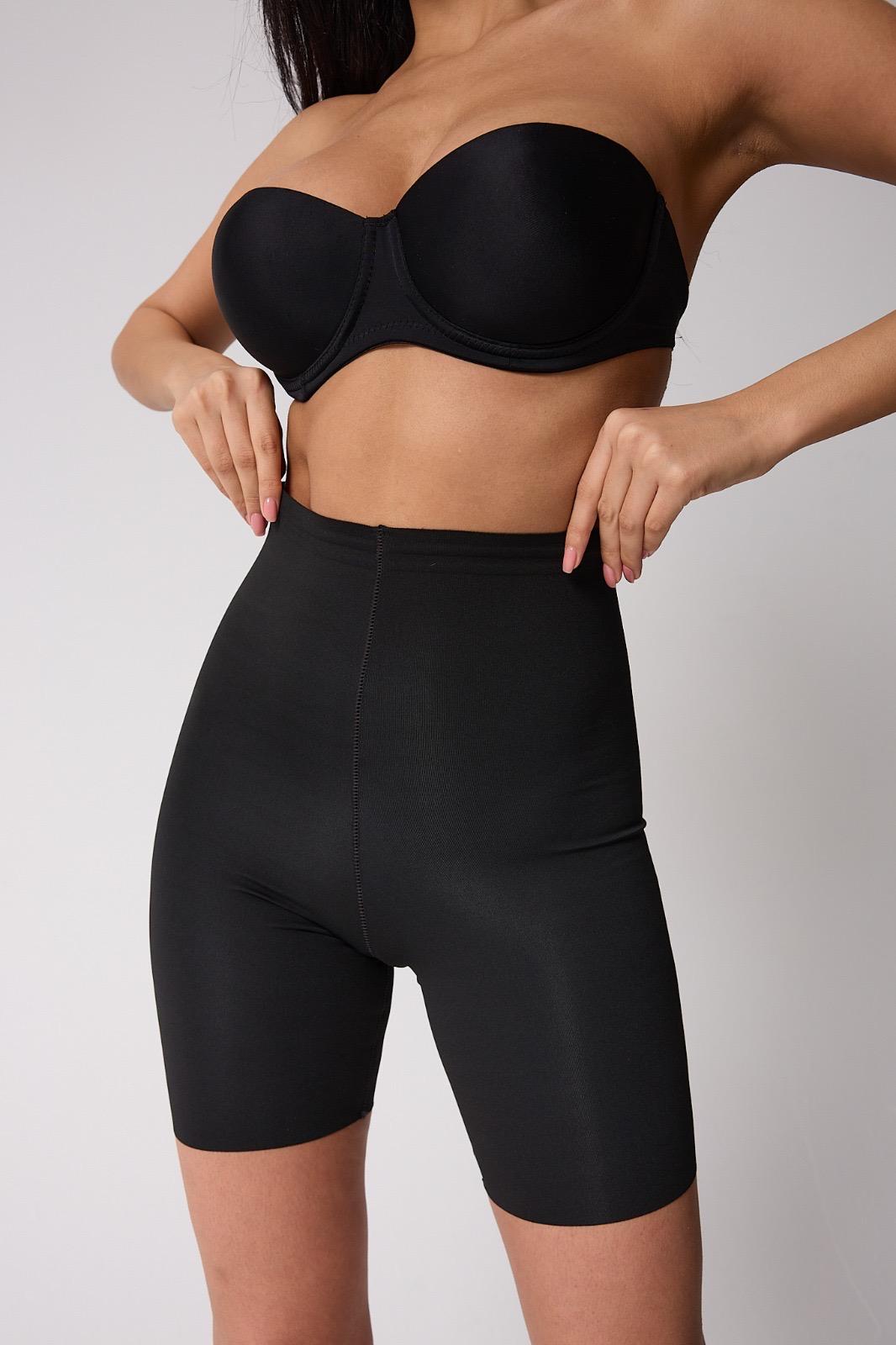 Damen Shaping Shorts – Nahtlose Miederhose mit Laser Cut | Schwarz