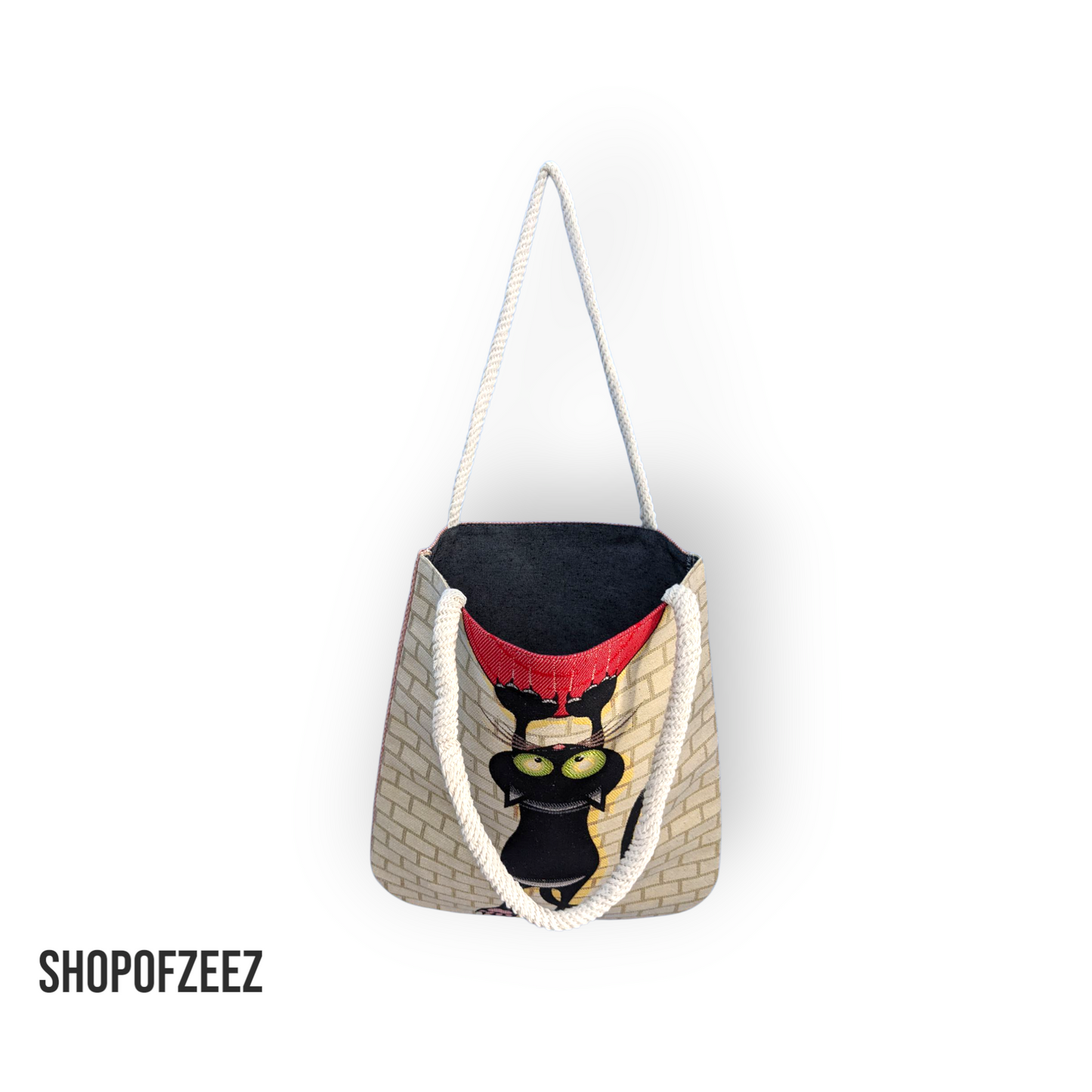 hängende Katze Schultertasche