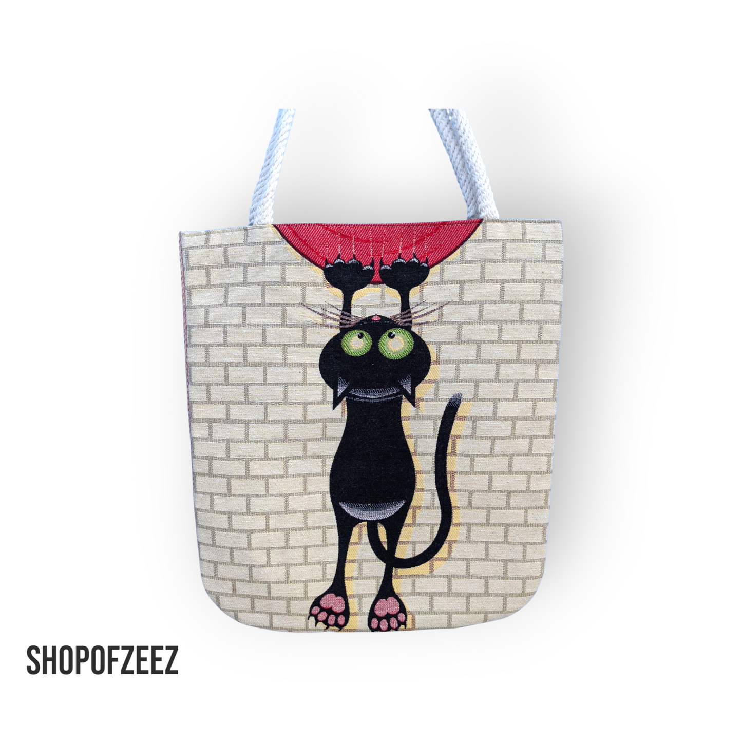 hängende Katze Schultertasche
