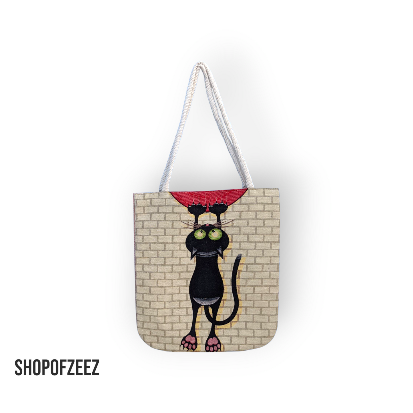 hängende Katze Schultertasche