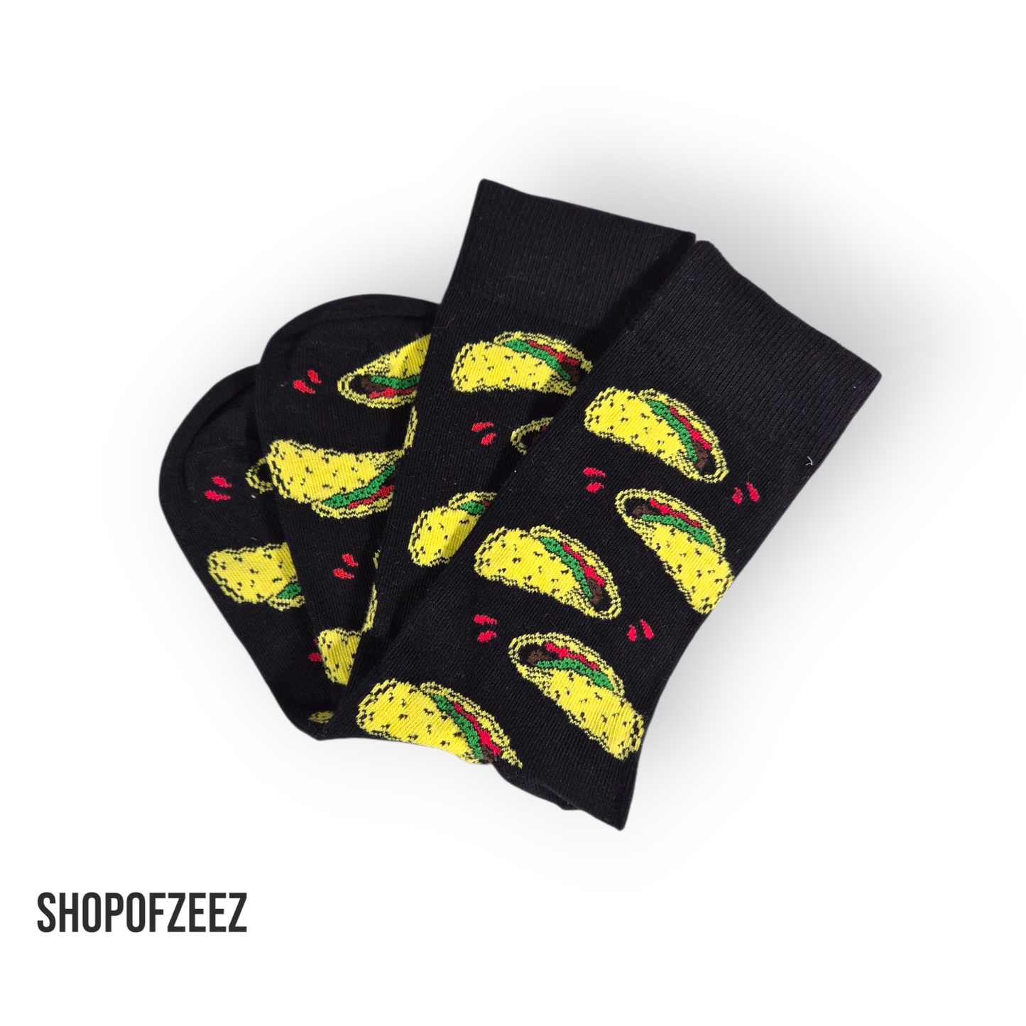 schwarz Taco Lustige Socken