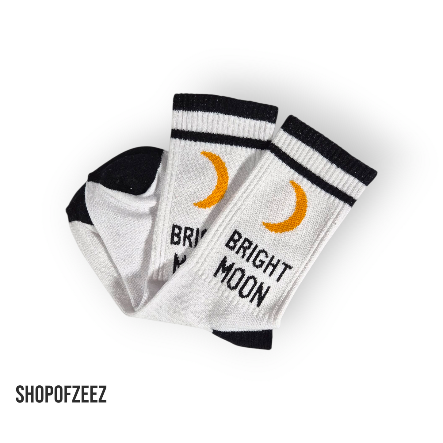 schwarz Bright Moon Sportsocken