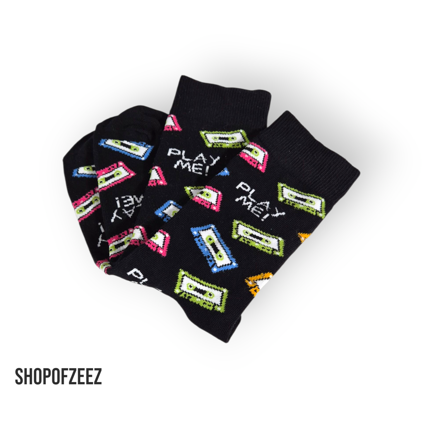 Play Me Kassette Socken