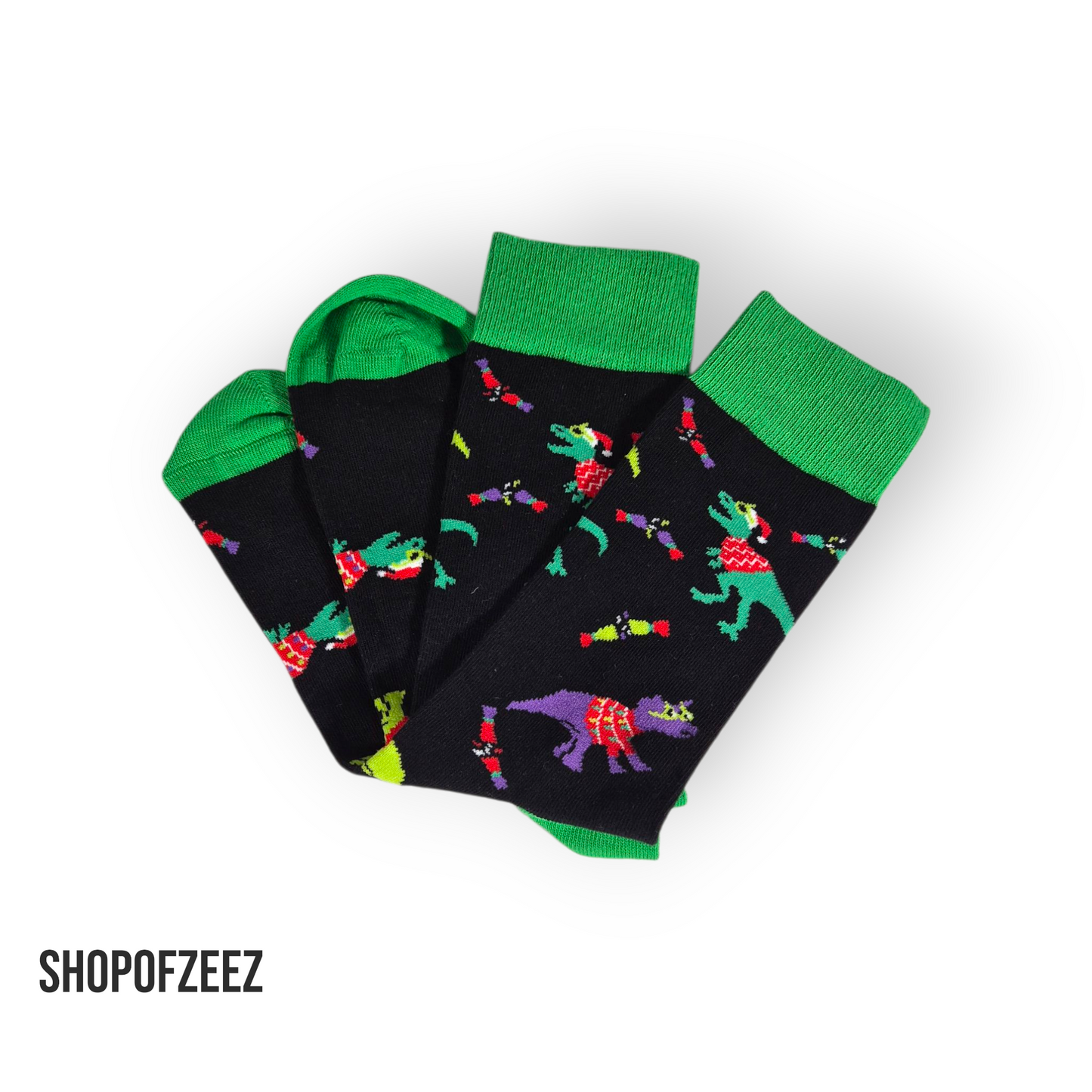 Dinosaurier Männer Weihnachtssocken