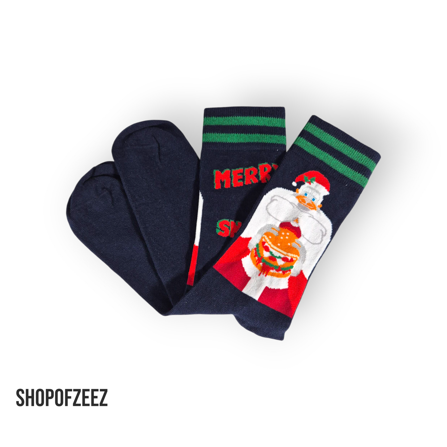 Merry Snack Mas Weihnachtssocken für Männer