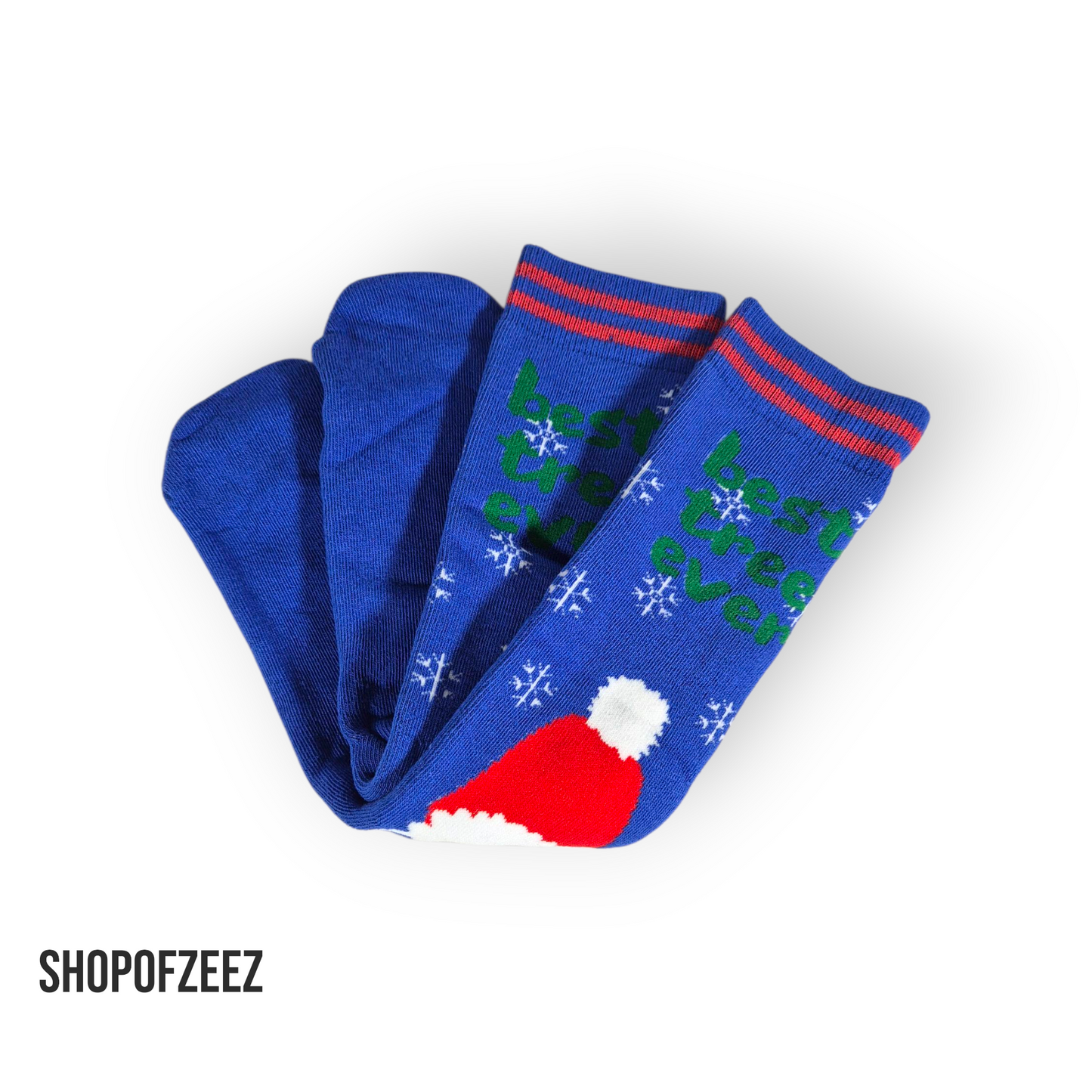 Weihnachtssocken „Best Tree Ever“ – Lustige Bier Socken – Warm & Weich – Unisex