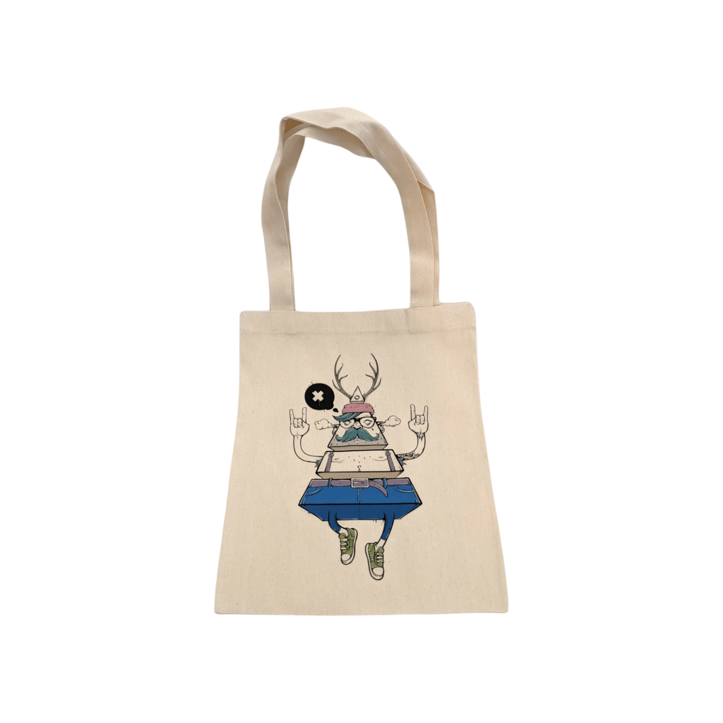 Baumwolltasche „HIPSTER“ – Stylische Stofftasche im Handlettering - Design - Shop of Zeez