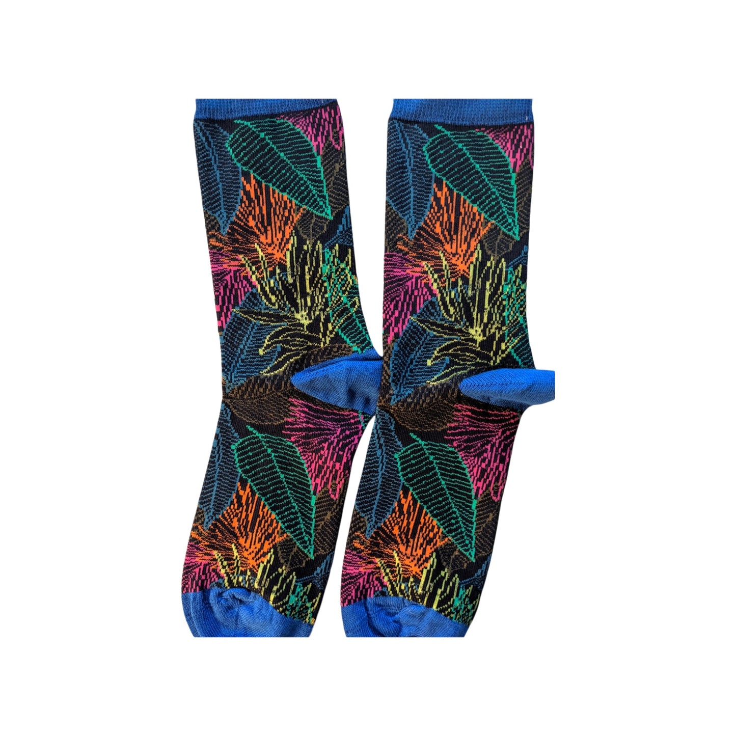 Blätter Socken, Einheitsgröße: 36 - 42 - Shop of Zeez