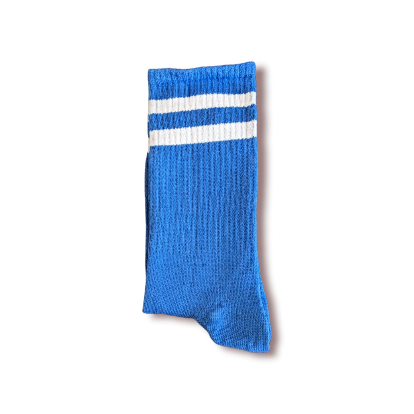 blau - weiß gestreifte Sportsocken, Einheitsgröße: 36 - 42 - Shop of Zeez