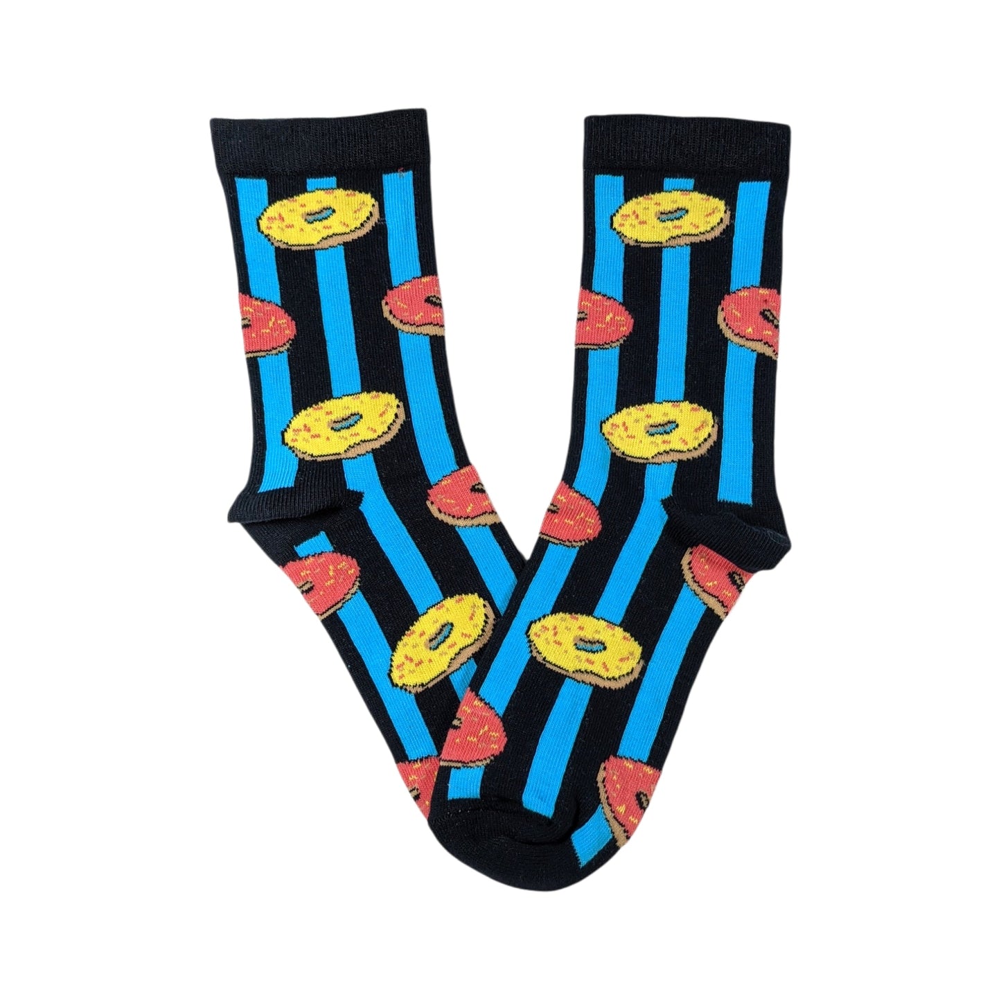 Donut Socken - gestreifte, Unisex Socken, Einheitsgröße: 36 - 42 - Shop of Zeez