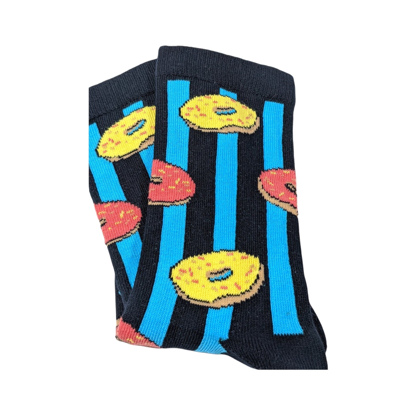 Donut Socken - gestreifte, Unisex Socken, Einheitsgröße: 36 - 42 - Shop of Zeez