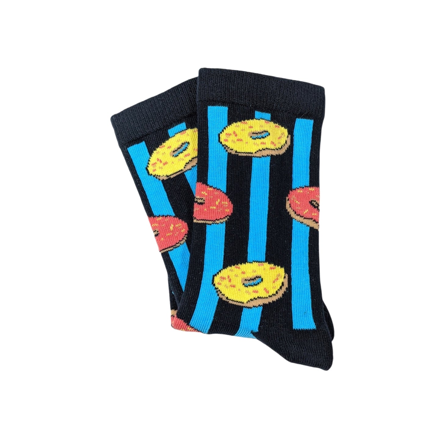 Donut Socken - gestreifte, Unisex Socken, Einheitsgröße: 36 - 42 - Shop of Zeez
