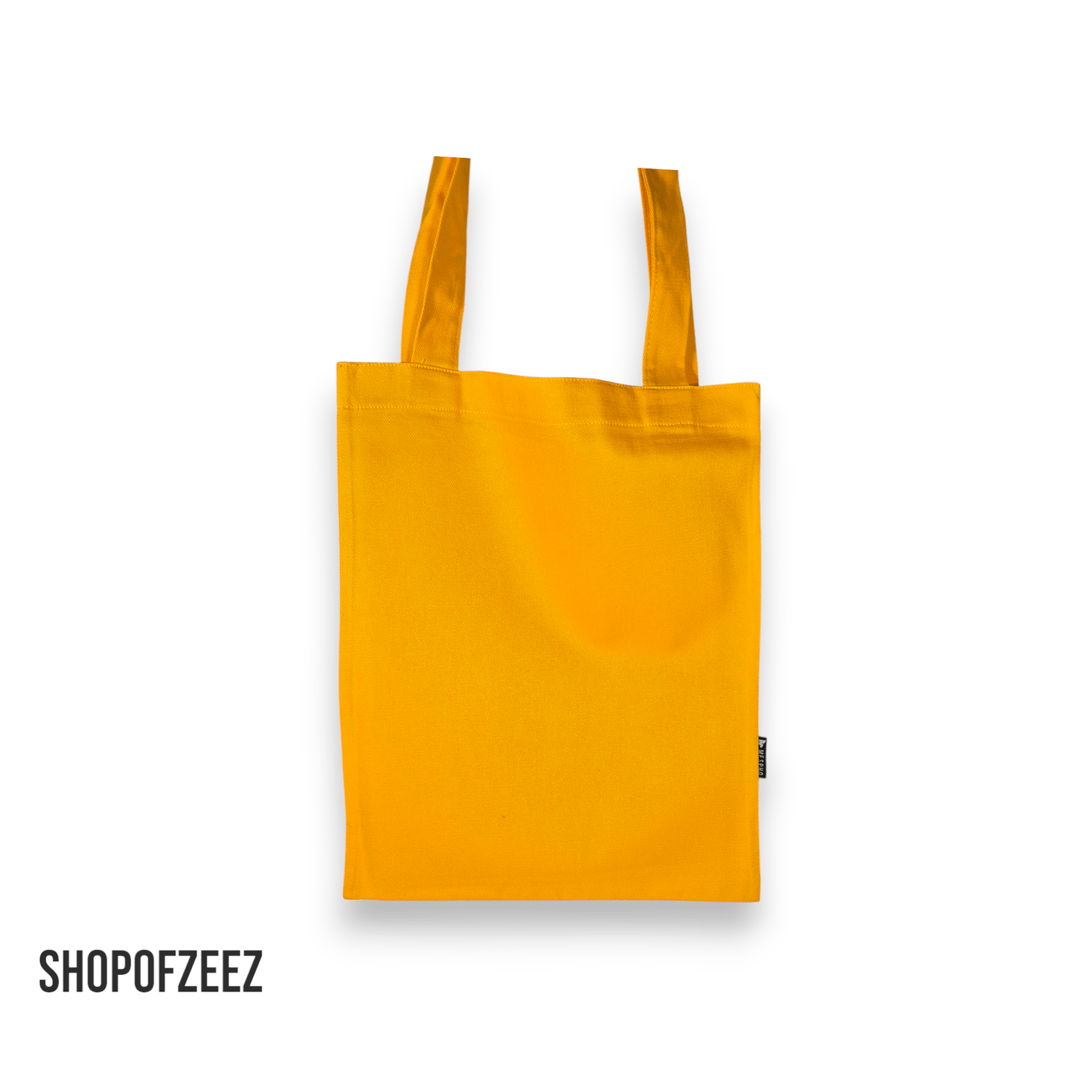 Gelb Stofftasche mit Papierboot Motiv - Shop of Zeez