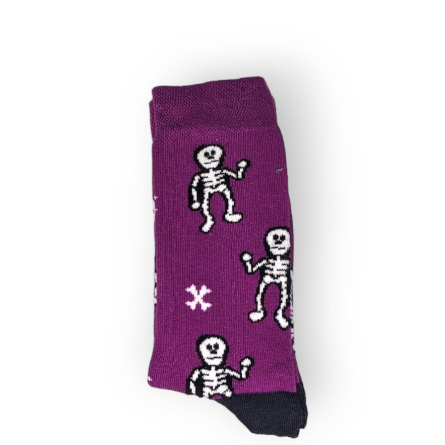lila Skelett Socken - Shop of Zeez
