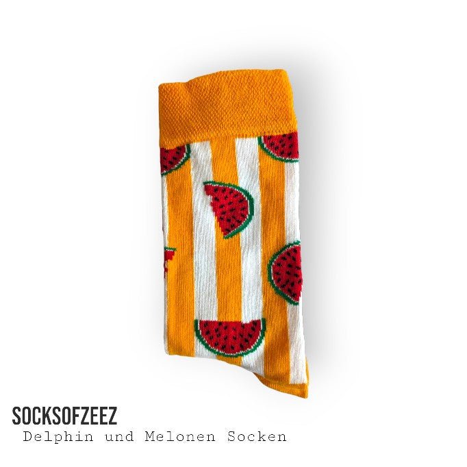 Melonen mit getreifte Socken - Shop of Zeez