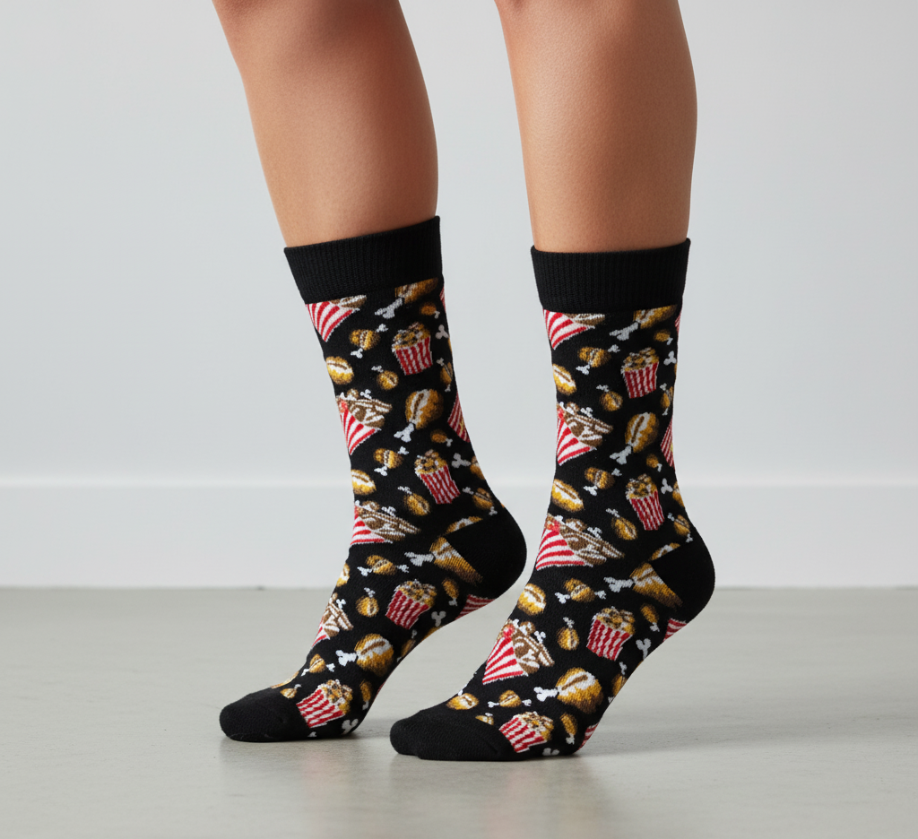 Chicken Socken, Einheitsgröße: 36-42