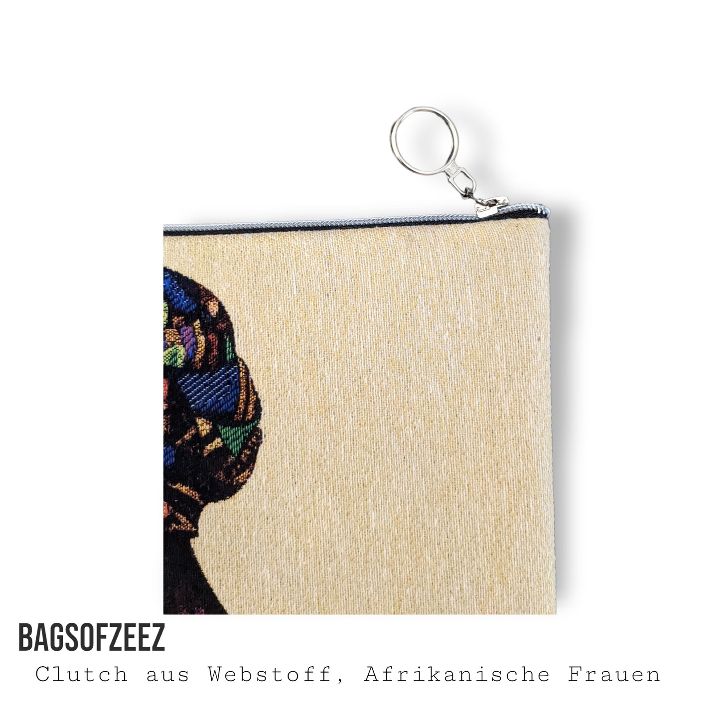 Afrikanische Frau Clutch aus Webstoff