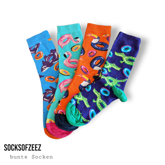 Animal Socken - bunte