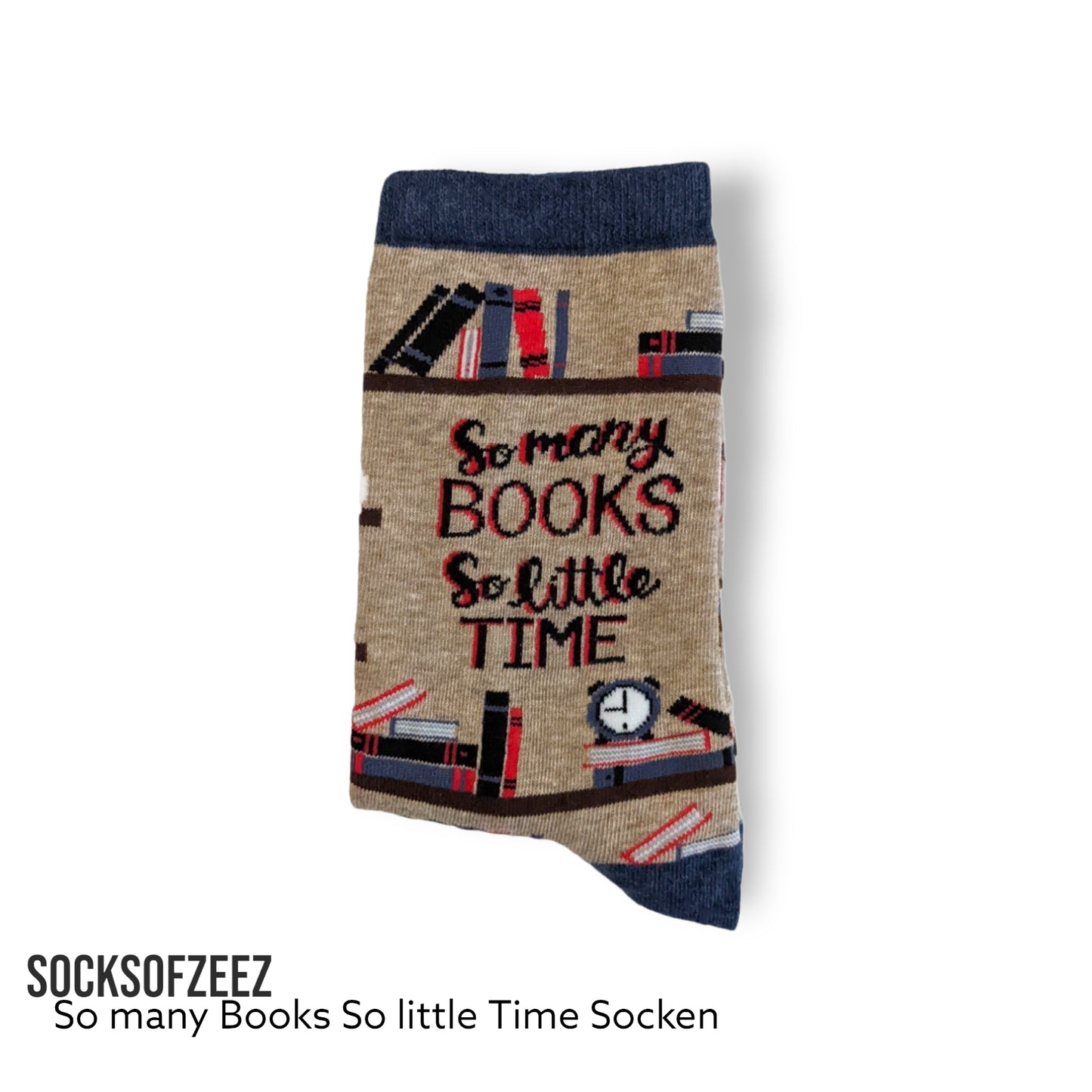 Bücherei Design Socken