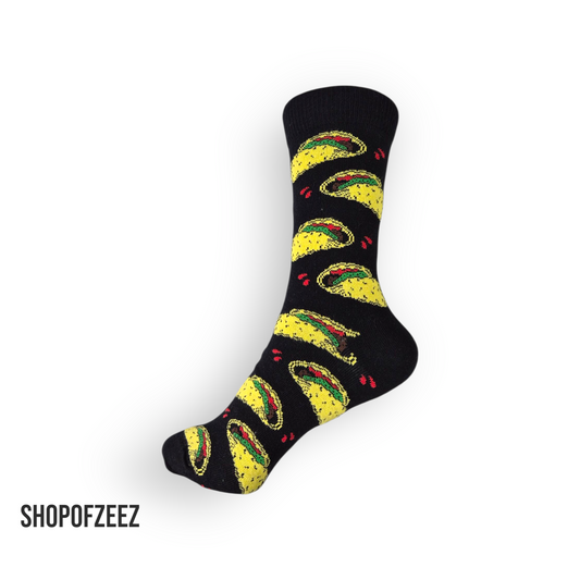 schwarz Taco Lustige Socken