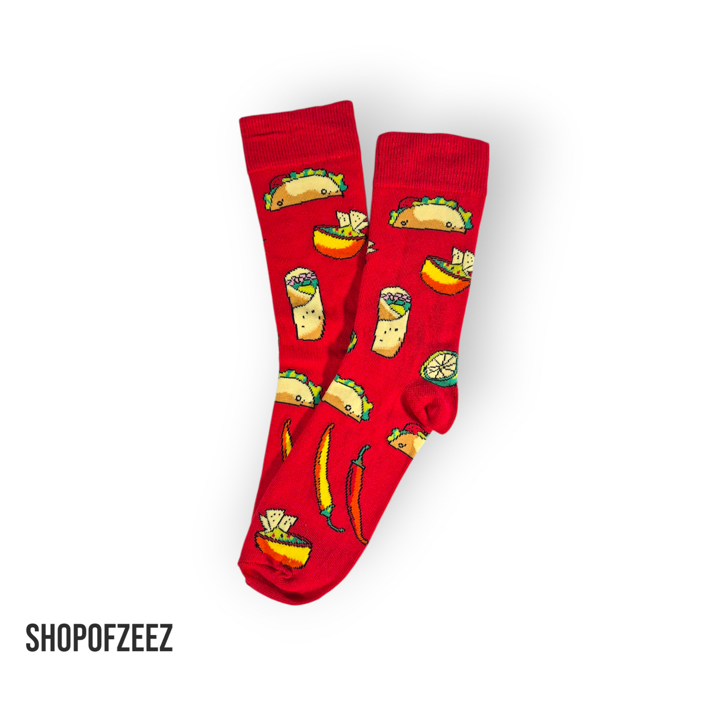 rot Taco Lustige Socken