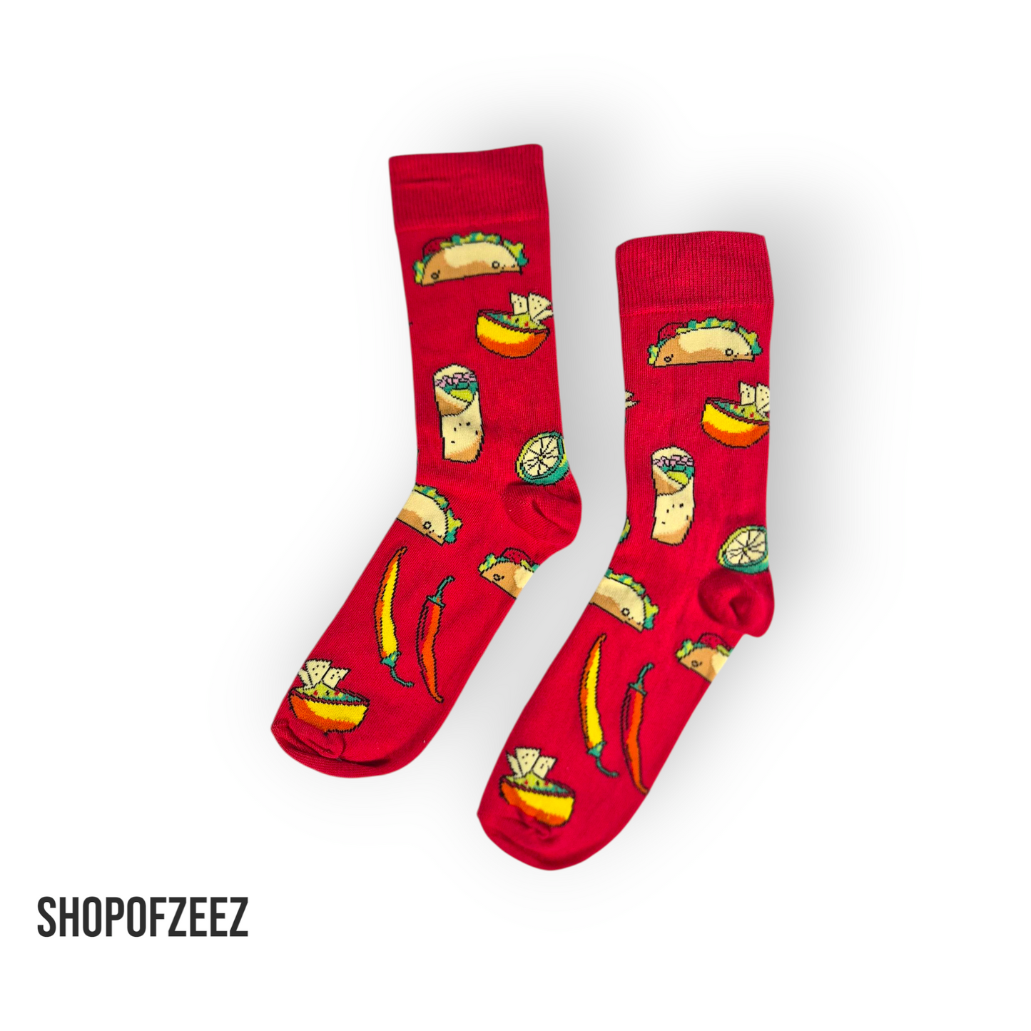 rot Taco Lustige Socken
