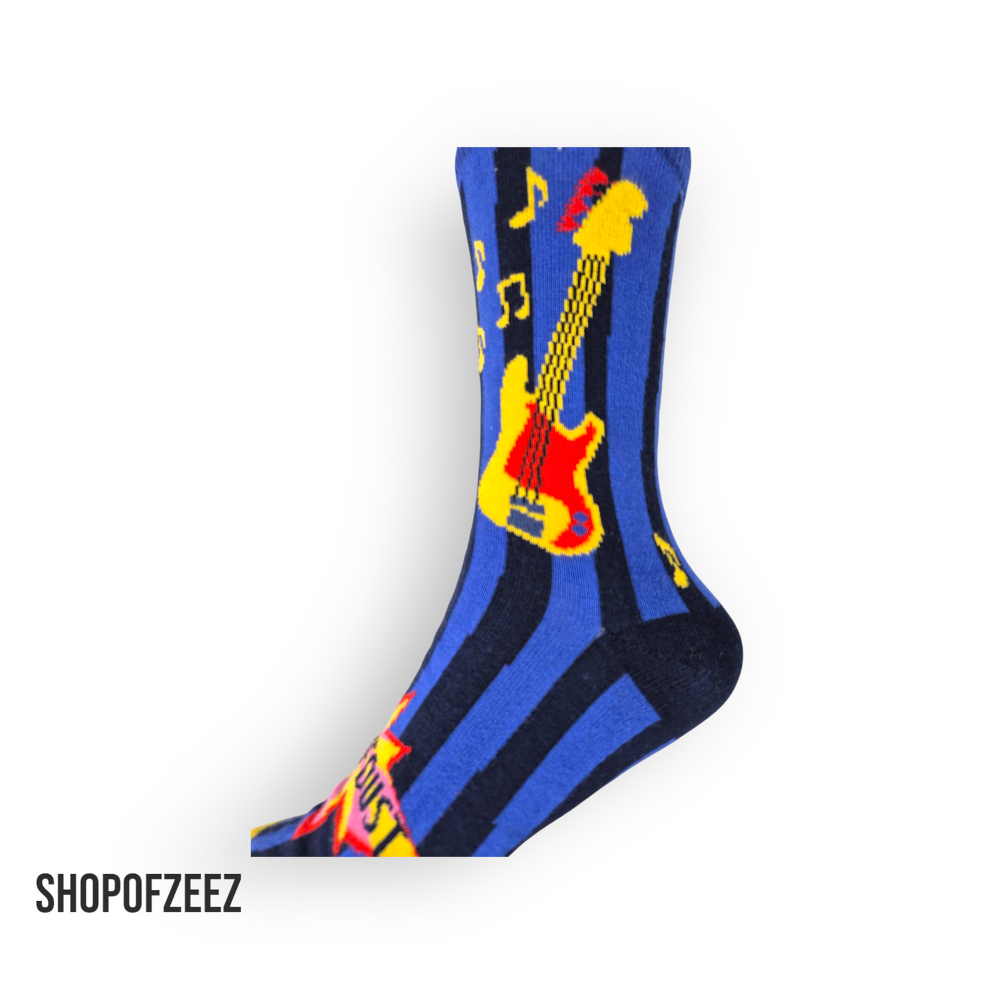 Gitarre Socken - blau