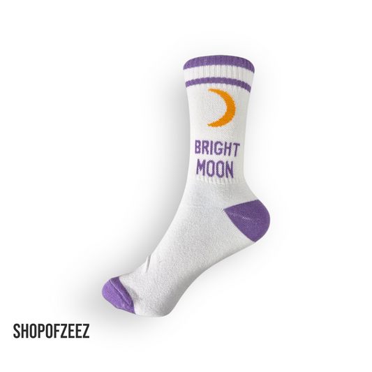 lila Bright Moon Sportsocken