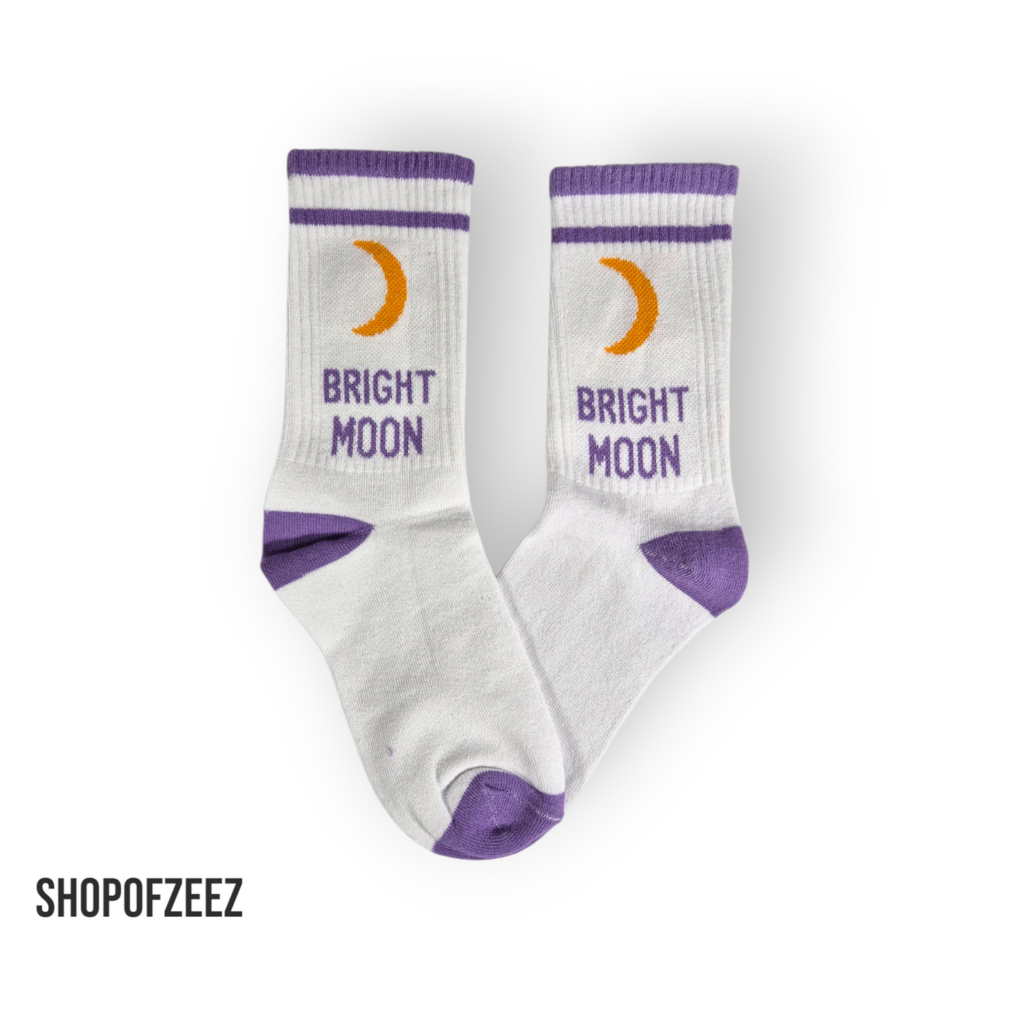 lila Bright Moon Sportsocken