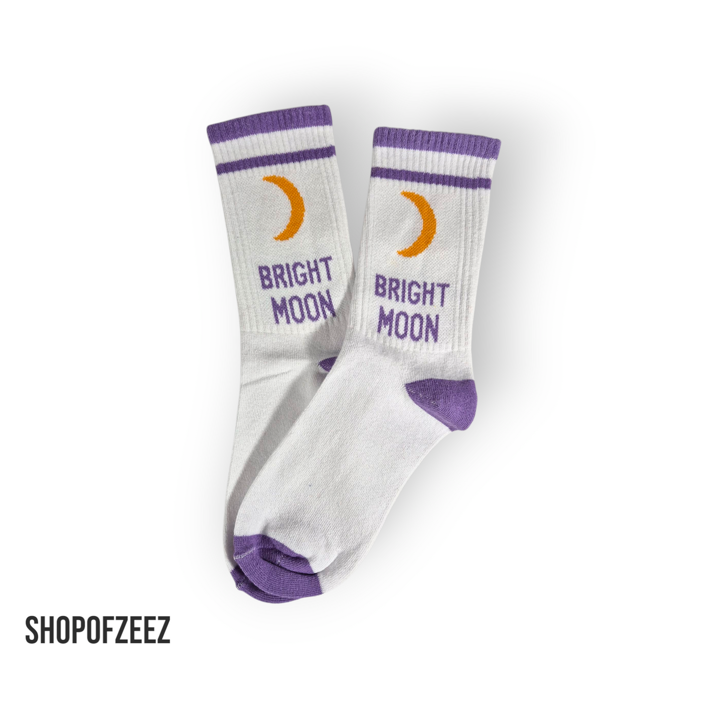 lila Bright Moon Sportsocken