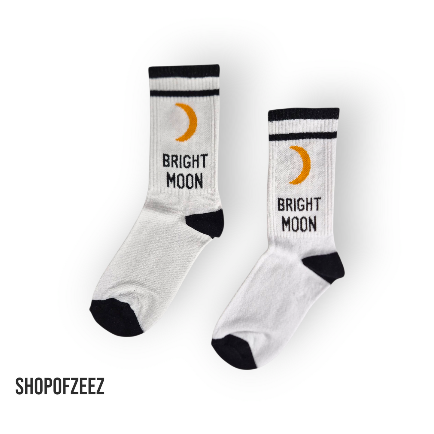 schwarz Bright Moon Sportsocken