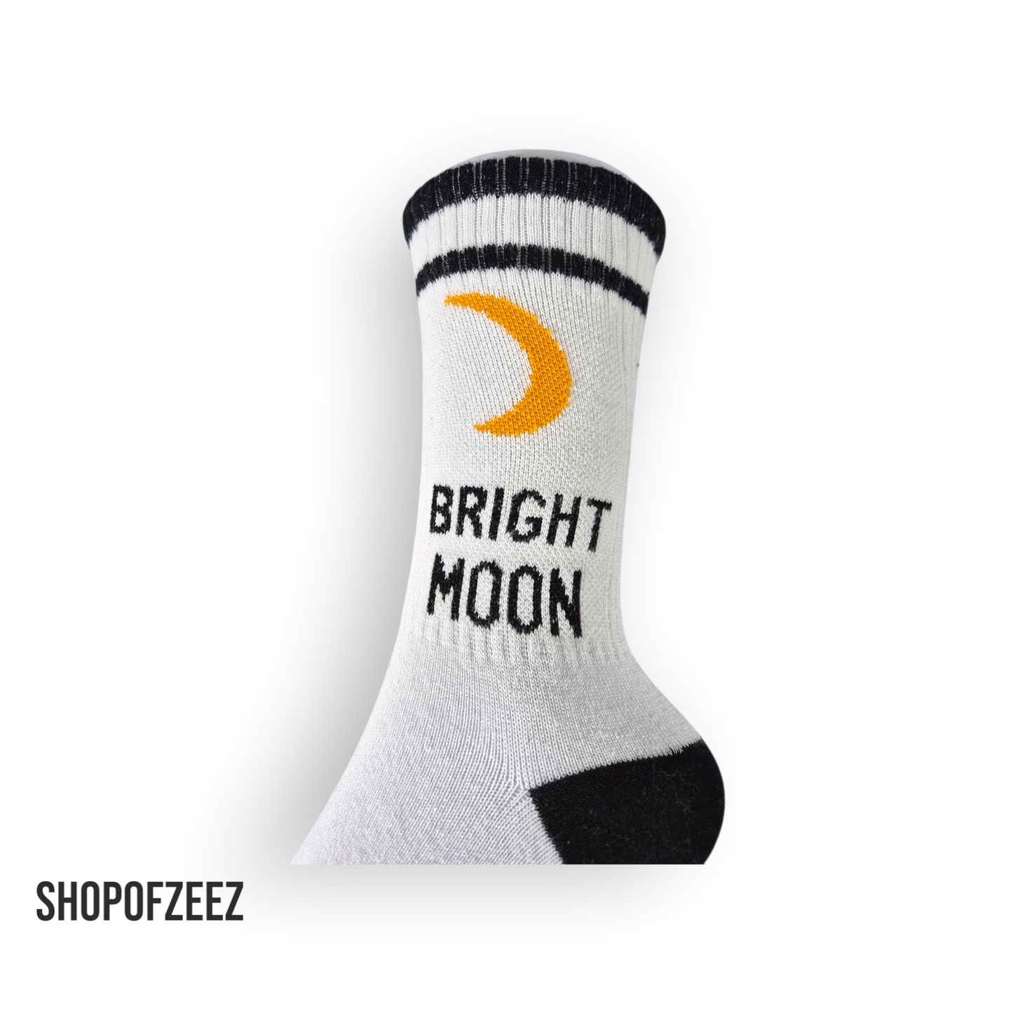 schwarz Bright Moon Sportsocken
