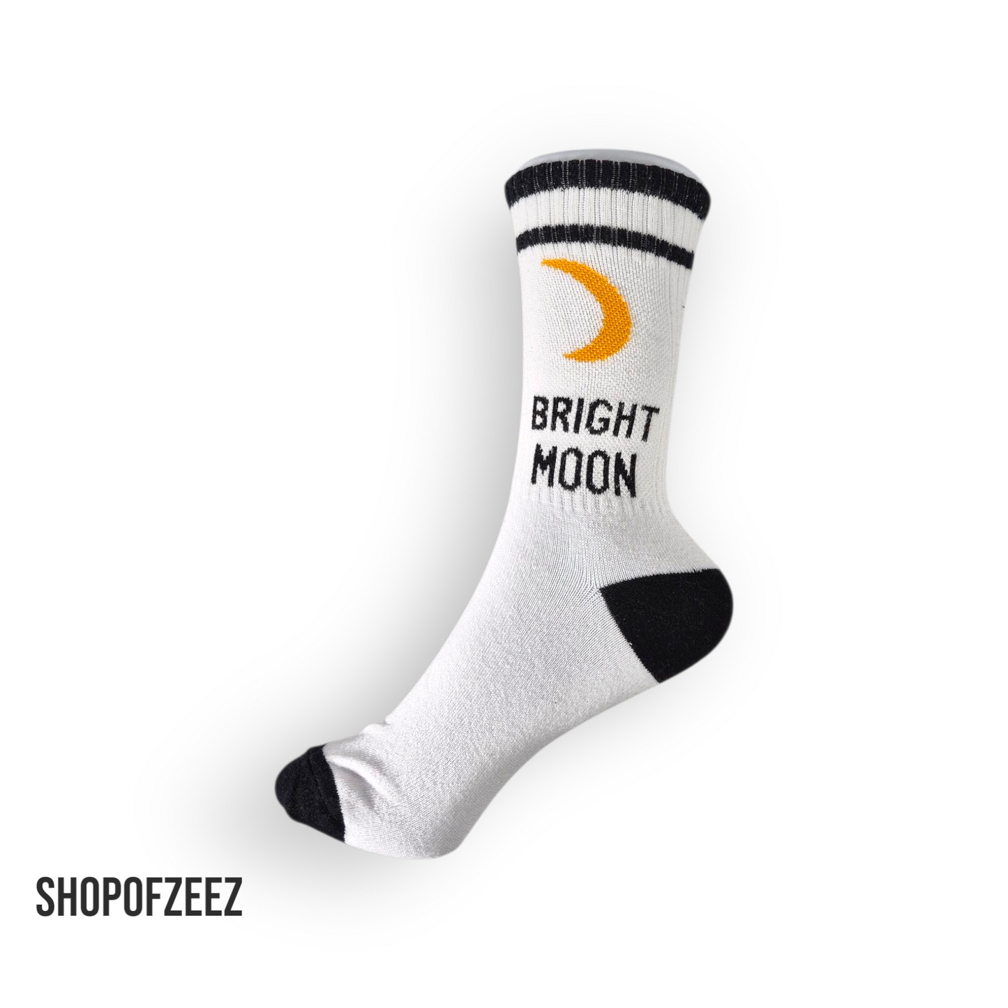 schwarz Bright Moon Sportsocken