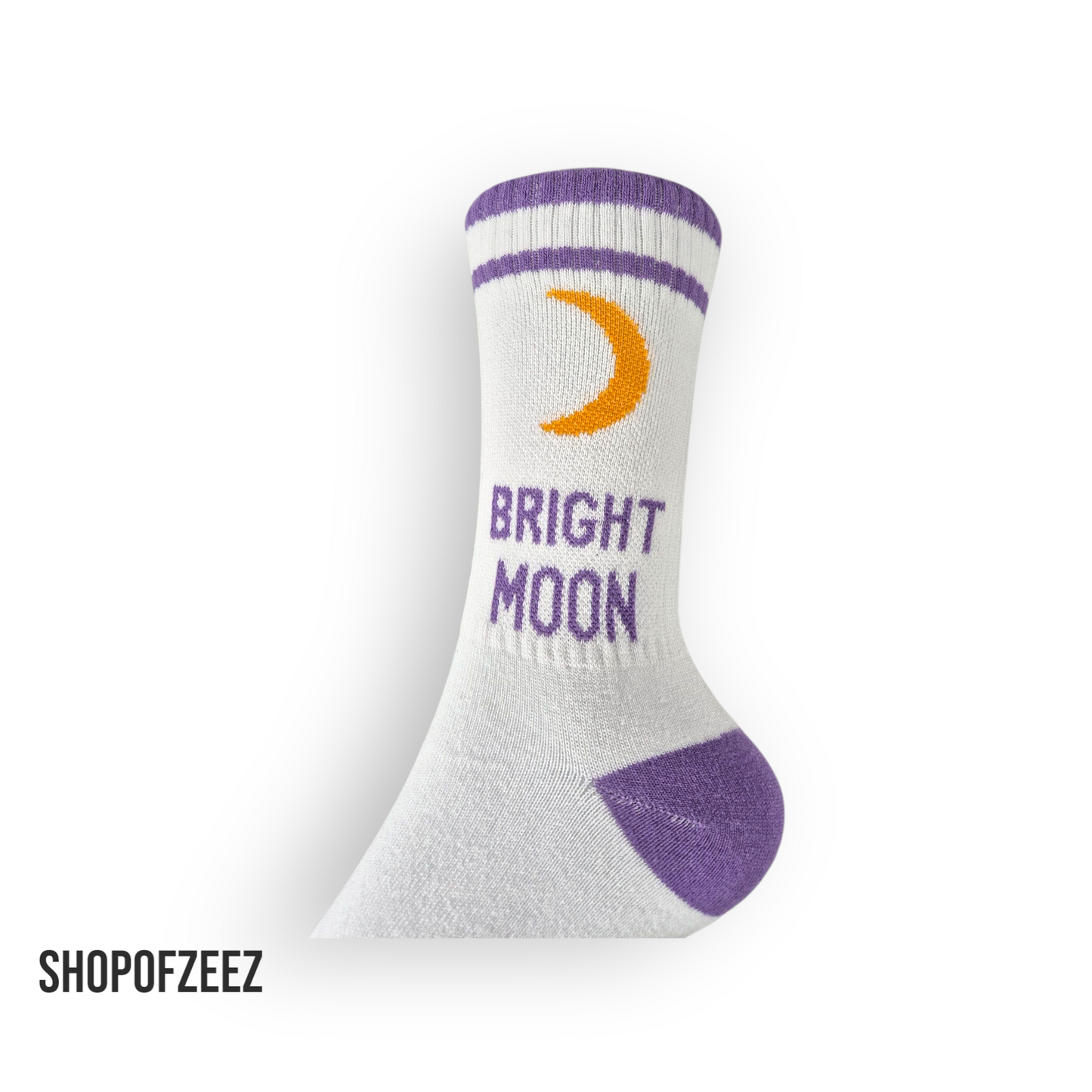 lila Bright Moon Sportsocken