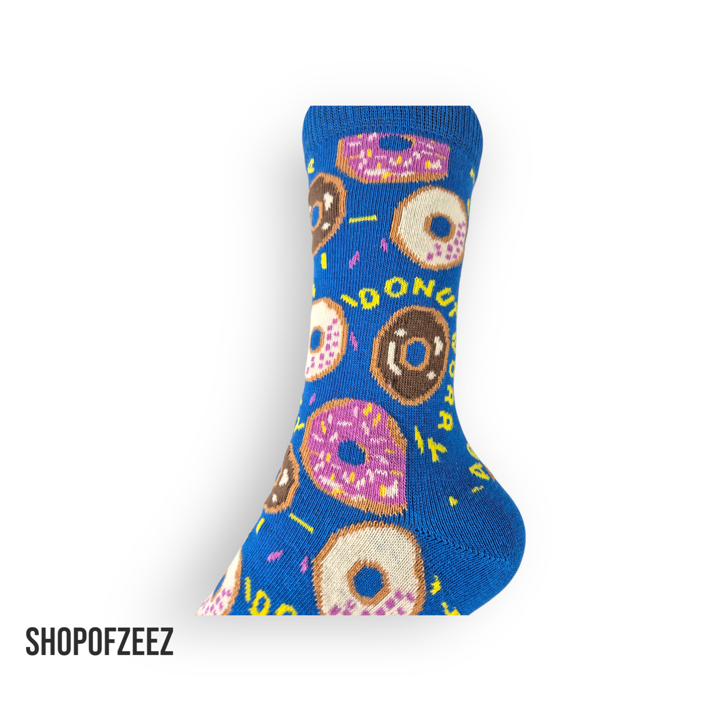 Donut Socken - blau, Unisex Socken, Einheitsgröße: 36-42