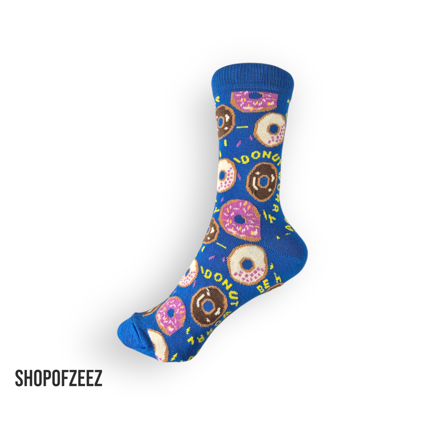Donut Socken - blau, Unisex Socken, Einheitsgröße: 36-42