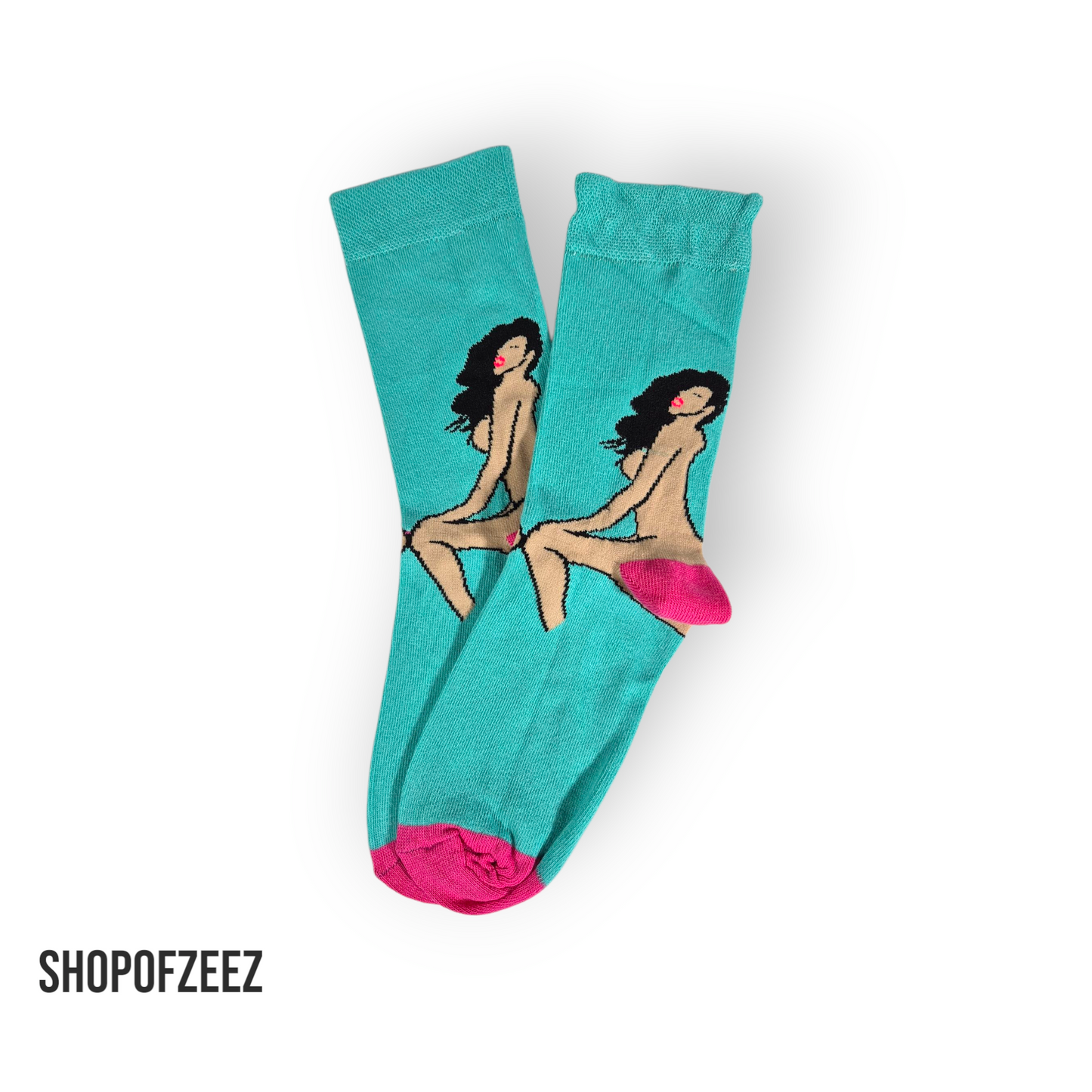 Sexy Frau Socken