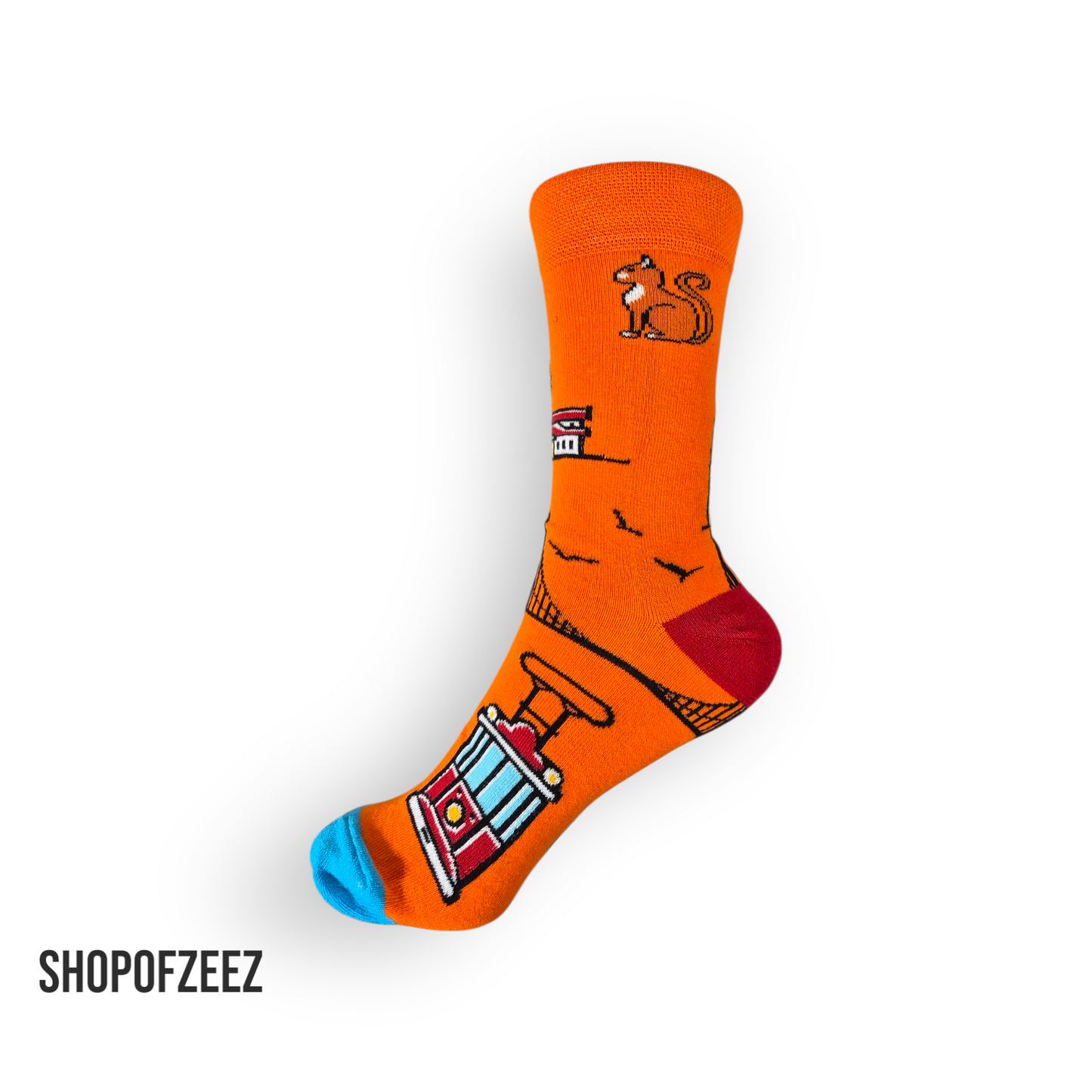 Bunte Istanbul Socken – Unisex Fun Socks | Galata, Kız Kulesi & Bosporus