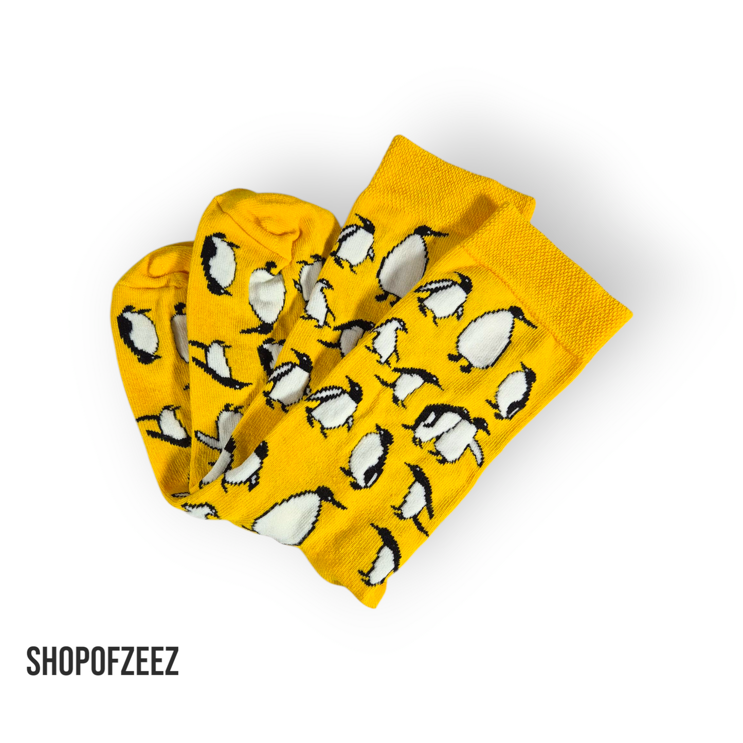 Pinguine Socken - gelb