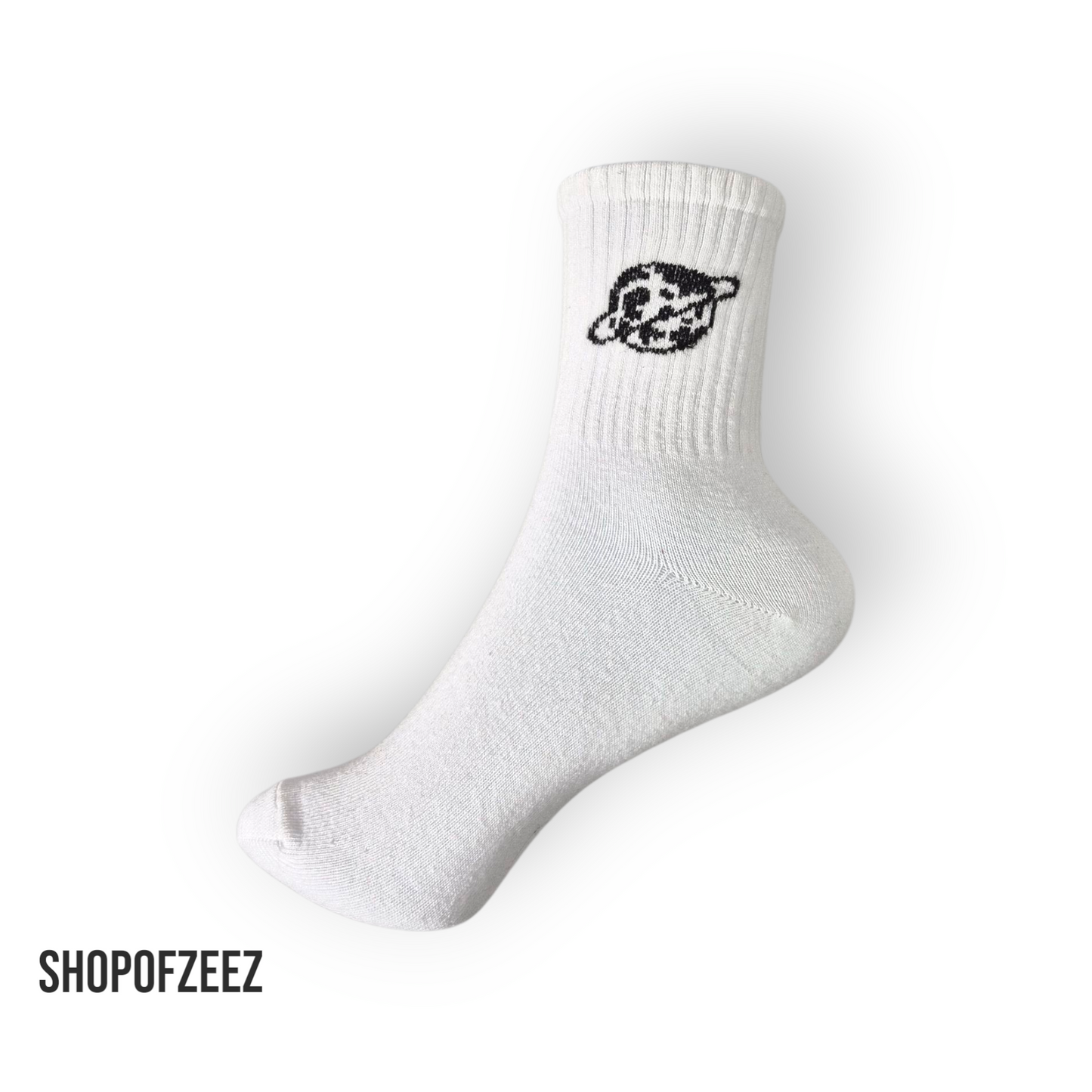 weiße Saturn Socken