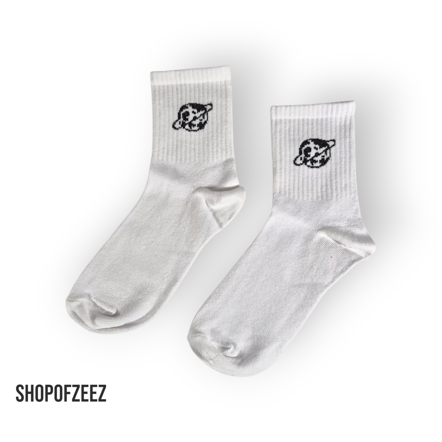 weiße Saturn Socken