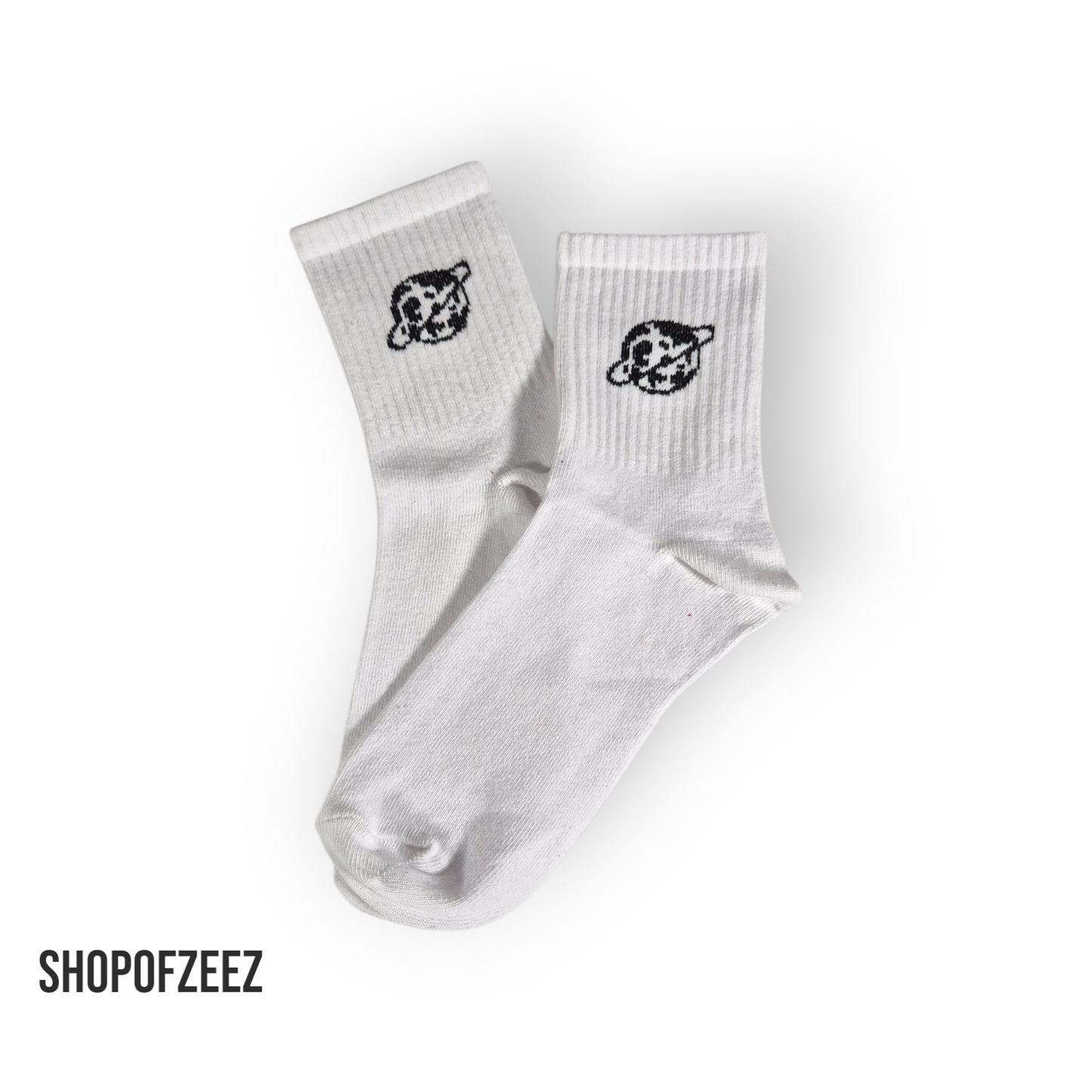 weiße Saturn Socken