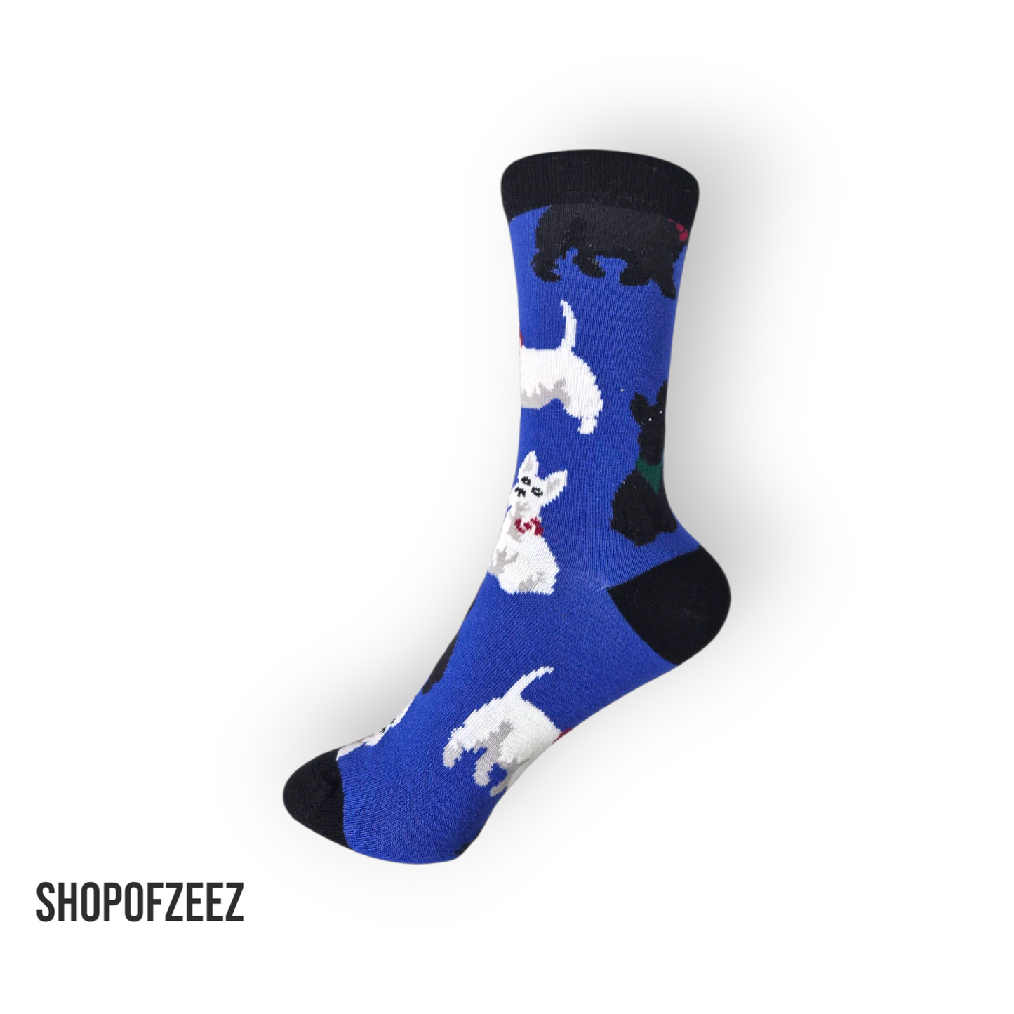 Terrier Design Socken, Einheitsgröße: 36-42