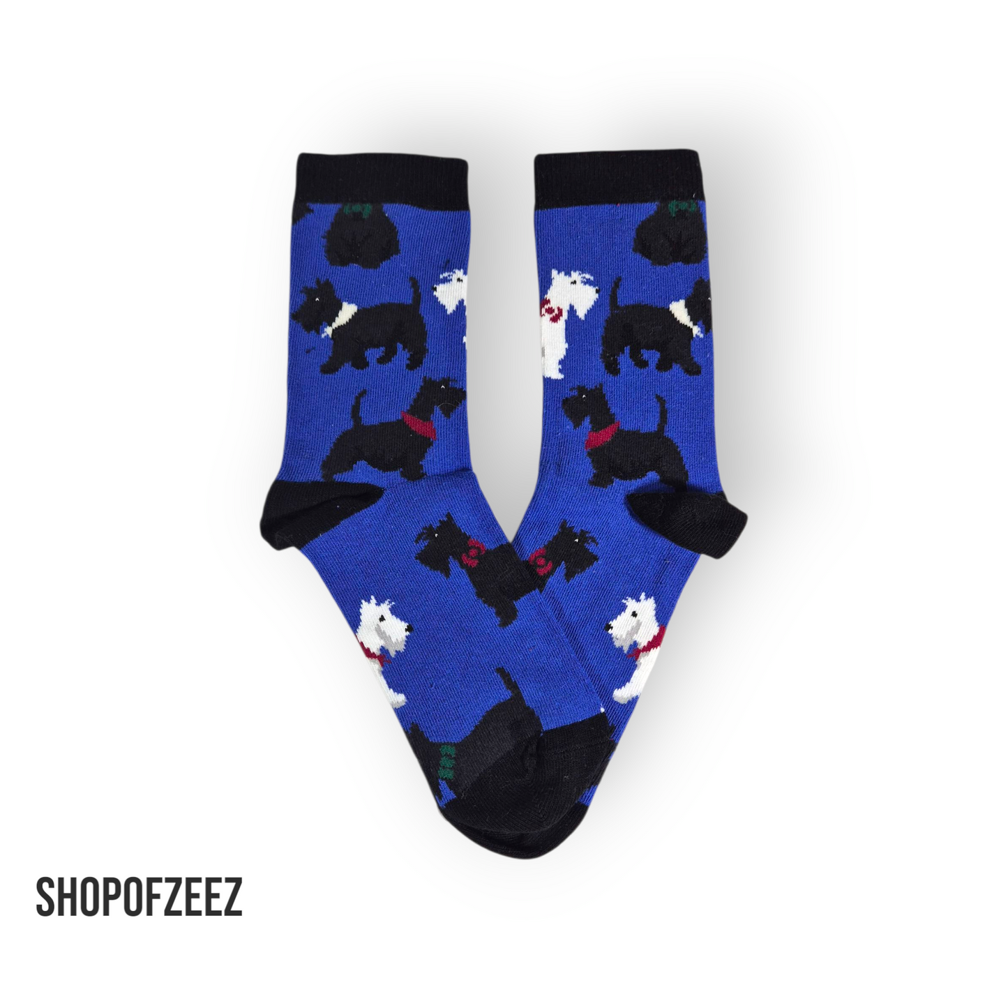 Terrier Design Socken, Einheitsgröße: 36-42