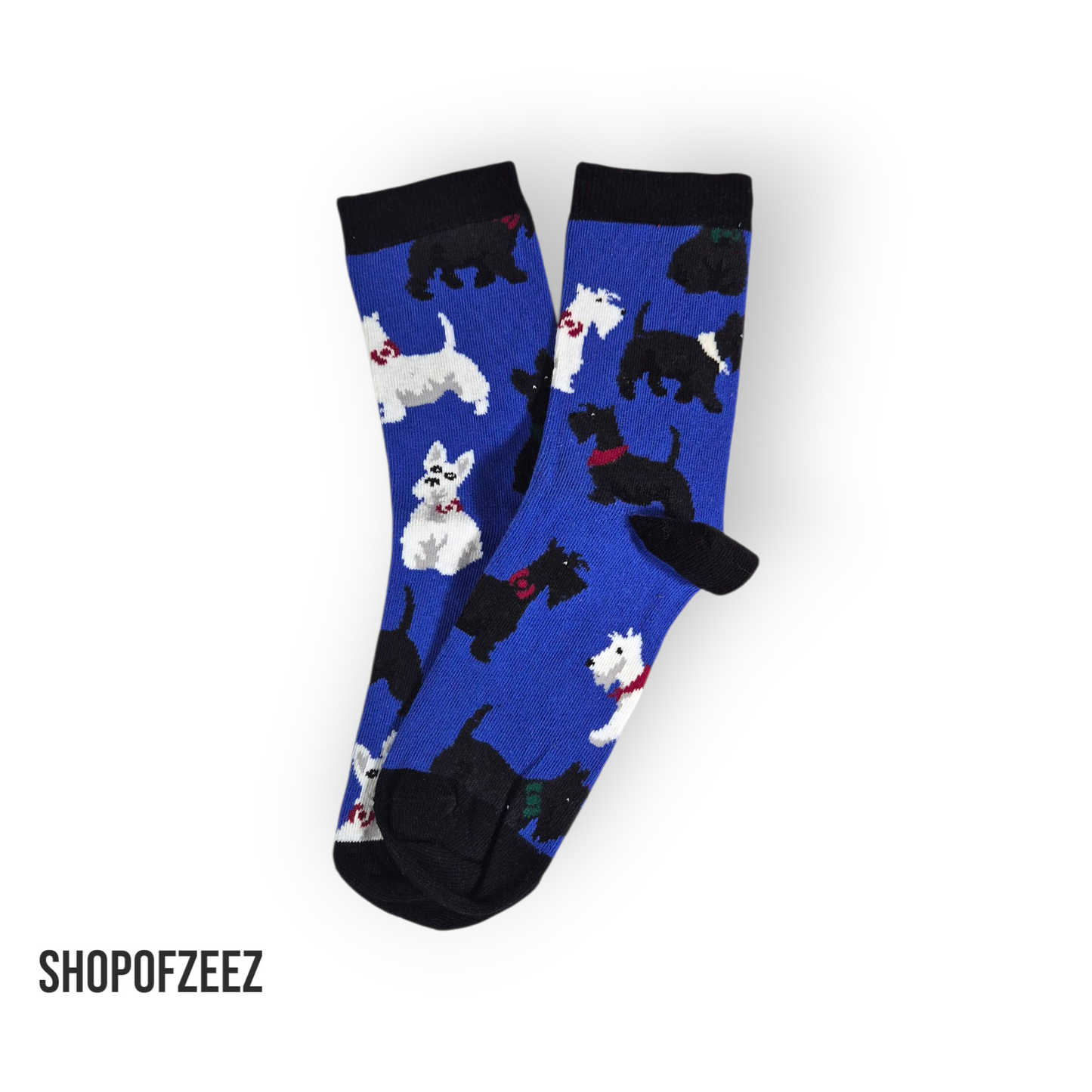 Terrier Design Socken, Einheitsgröße: 36-42