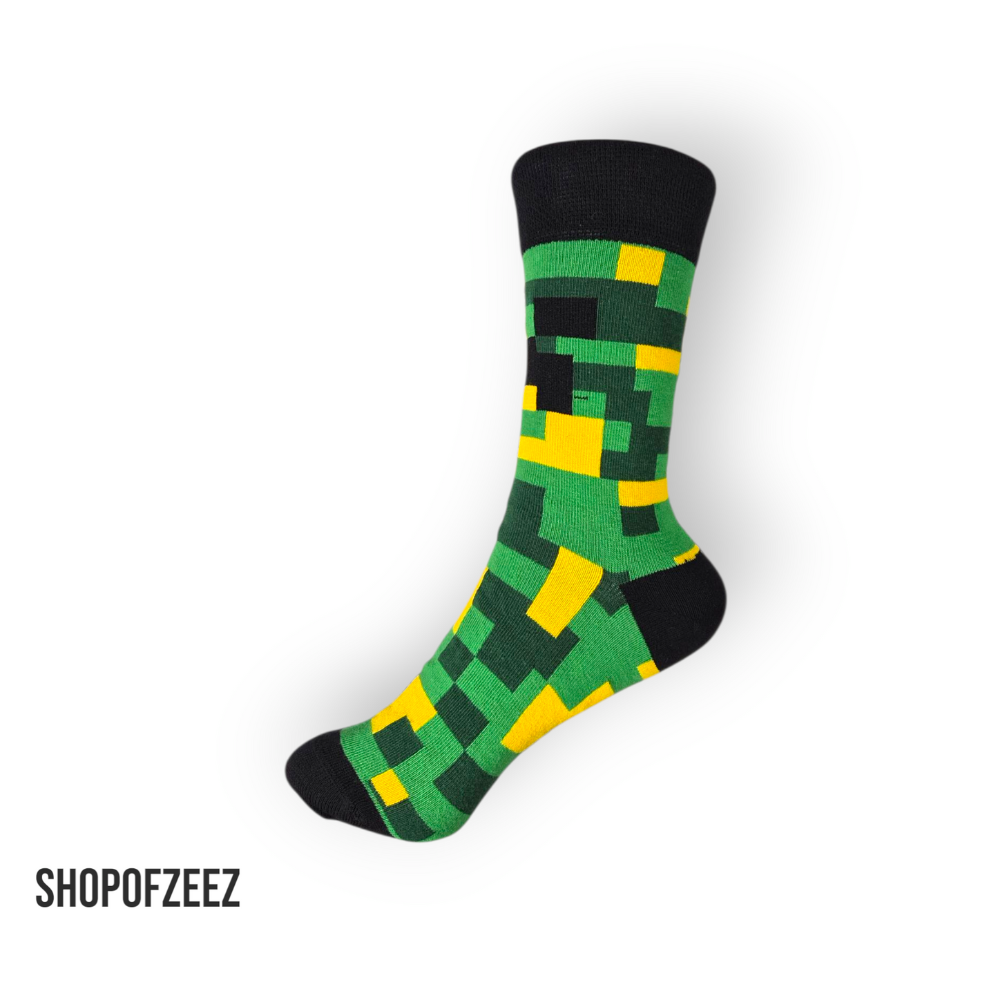 Bunte Pixel-Socken im Retro-Stil – Unisex & Bequem