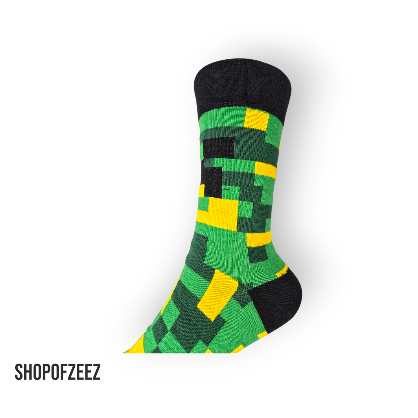 Bunte Pixel-Socken im Retro-Stil – Unisex & Bequem