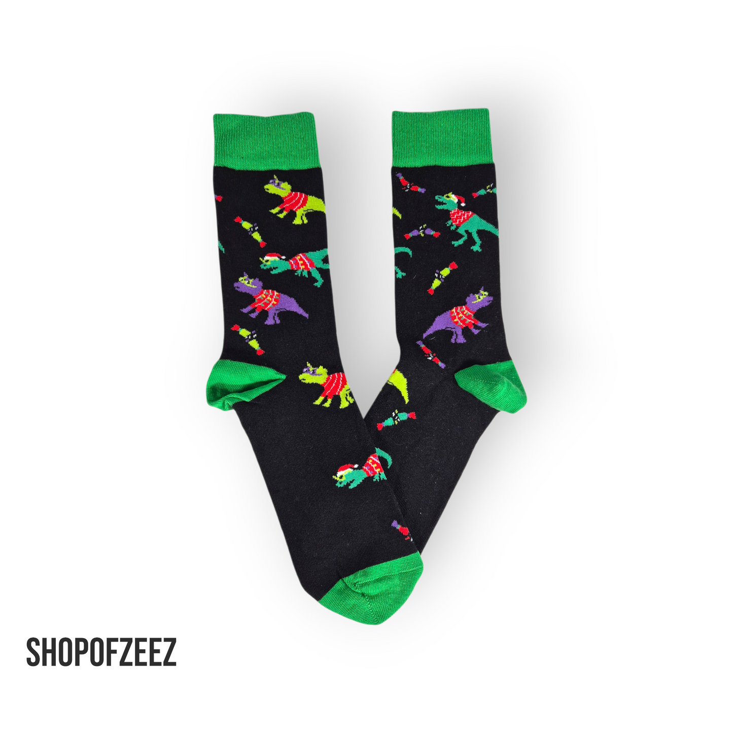 Dinosaurier Männer Weihnachtssocken
