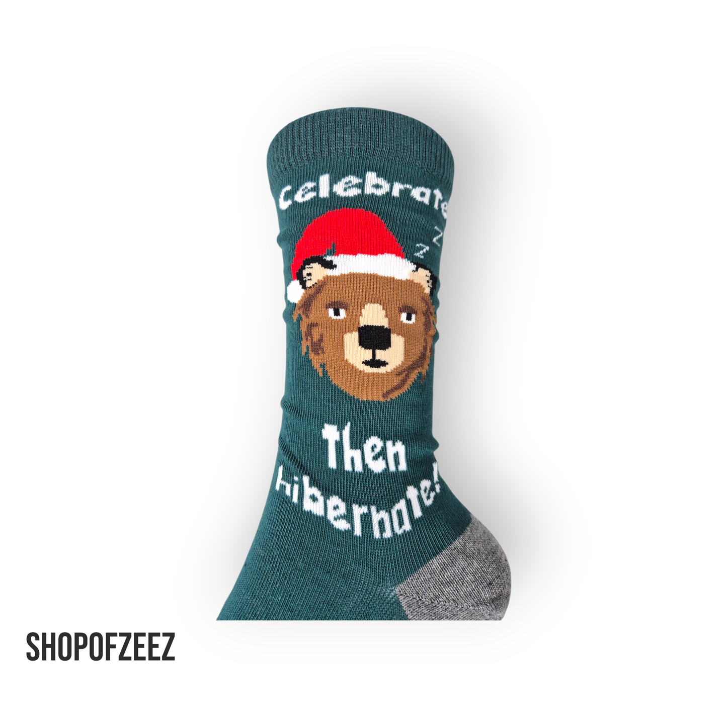 Weihnachtssocken für Männer mit Bär