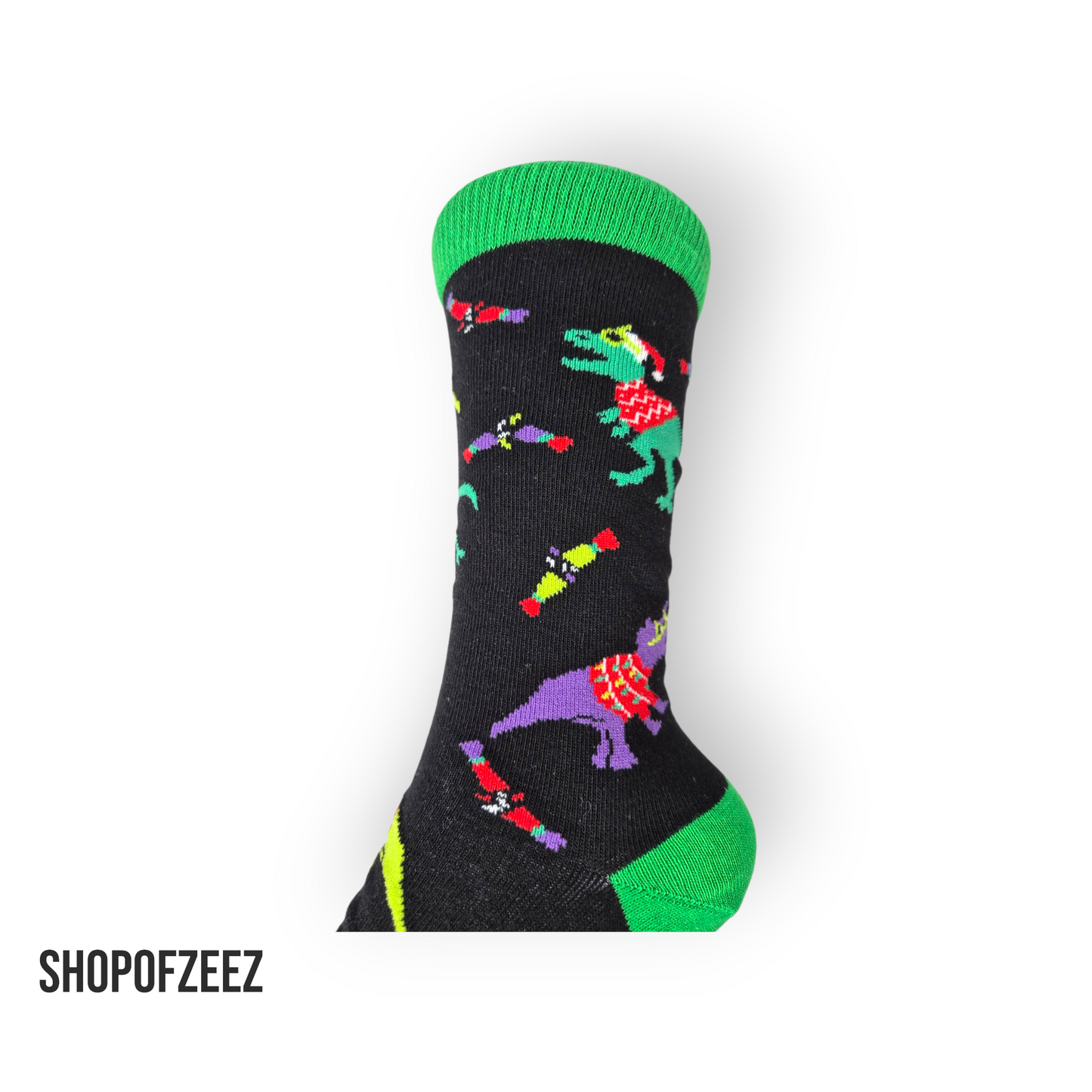 Dinosaurier Männer Weihnachtssocken